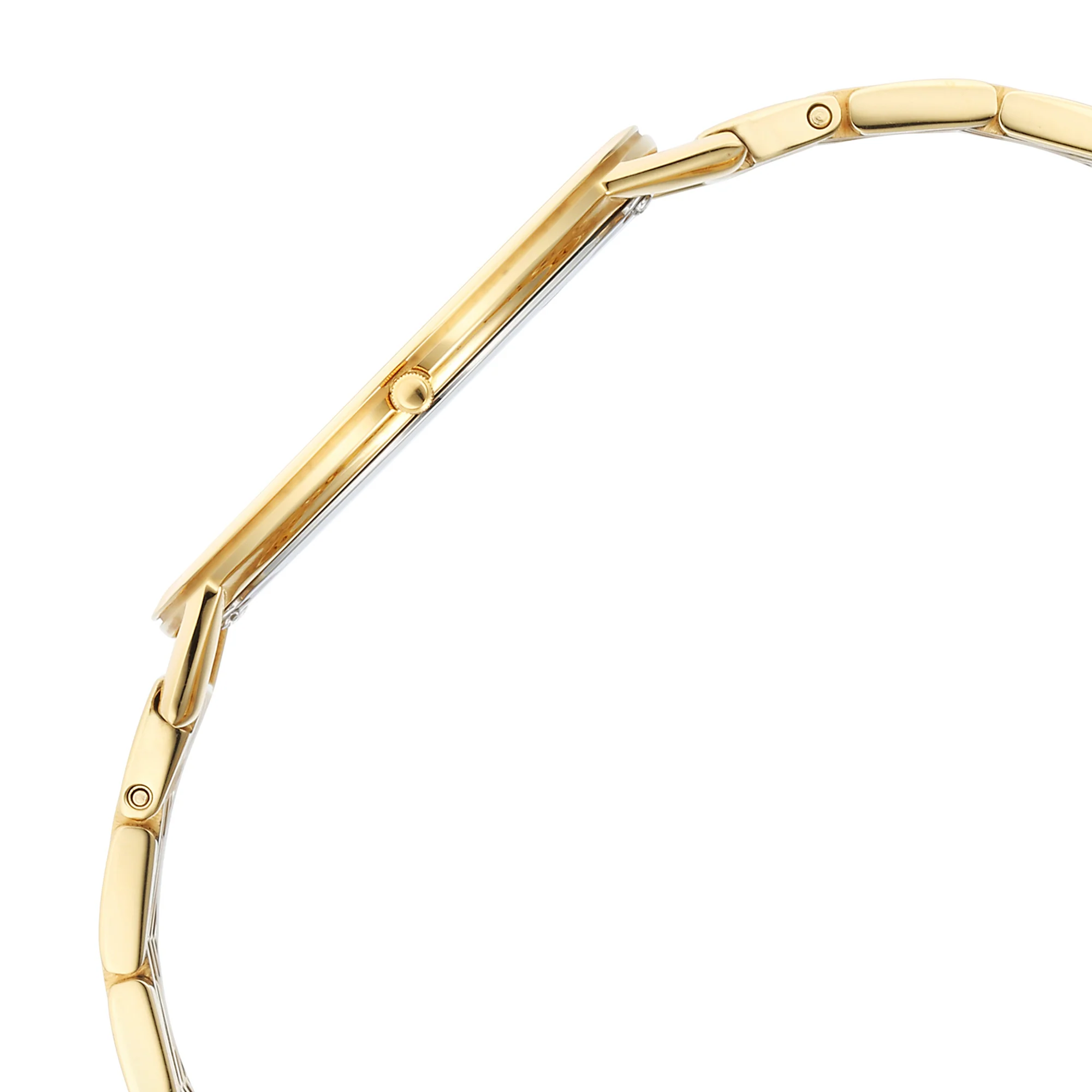 Titan Edge Champagne Dial Gold Stainless Steel Strap Watch Men - Image 4