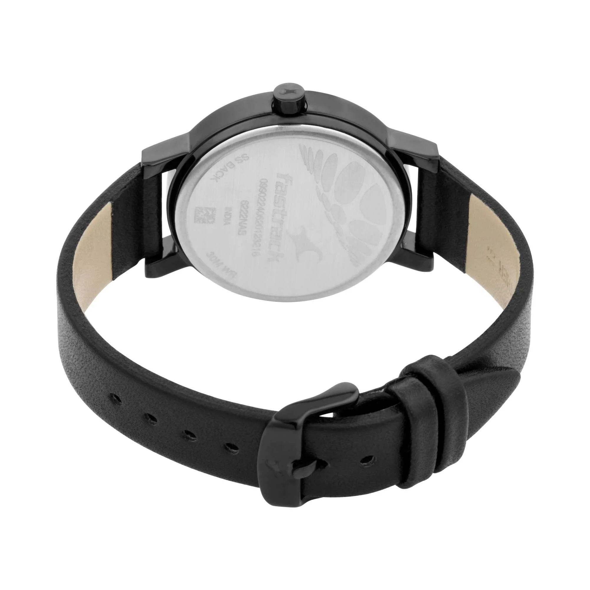 Fastrack Animal Print Quartz Analog with Date Bicolour Dial Leather Strap Watch for Girls - Image 5