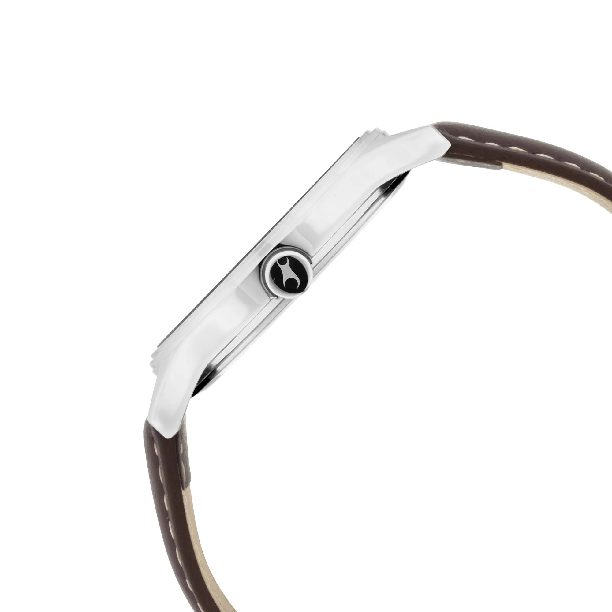 Fastrack Bare Basics Quartz Analog Brown Dial Leather Strap Watch for Guys - Image 4