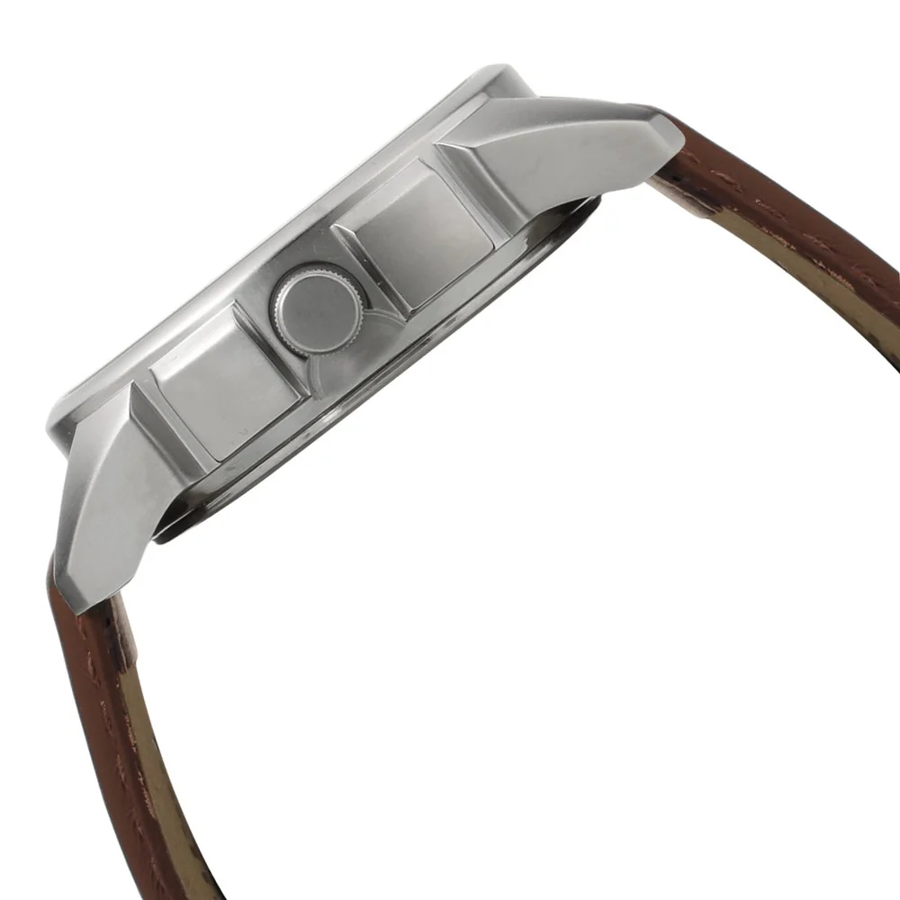 Fastrack Loopholes Quartz Analog Grey Dial Leather Strap Watch for Guys - Image 3