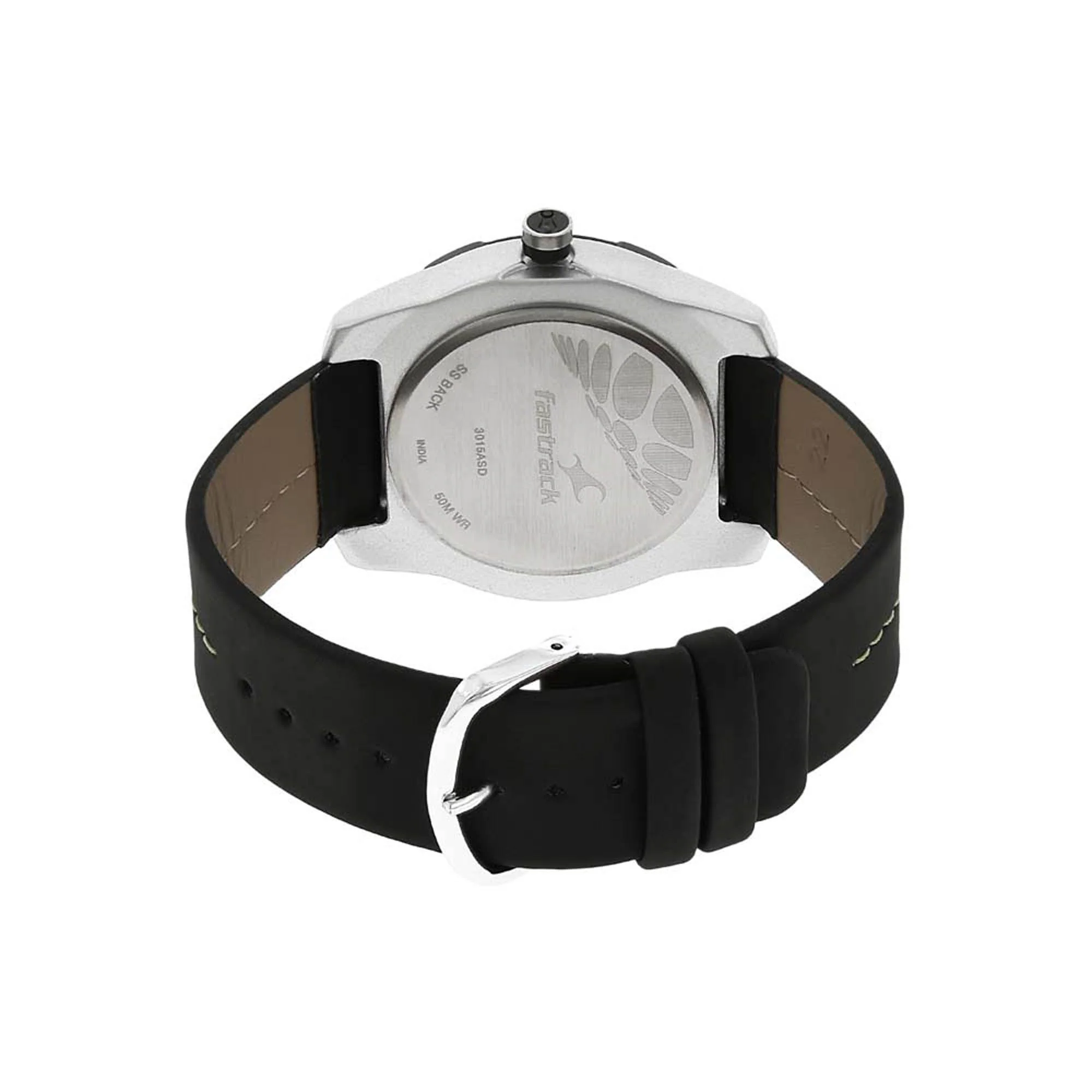Fastrack Quartz Analog Grey Dial Plastic Strap Watch for Men - Image 4