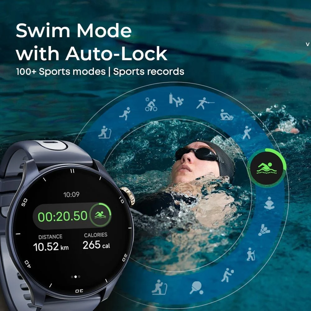 Titan Celestor Advanced GPS & Barometer 3.6 CM AMOLED Display with AOD, Piezoelectric Functional Crown Black Eclipse. - Image 7