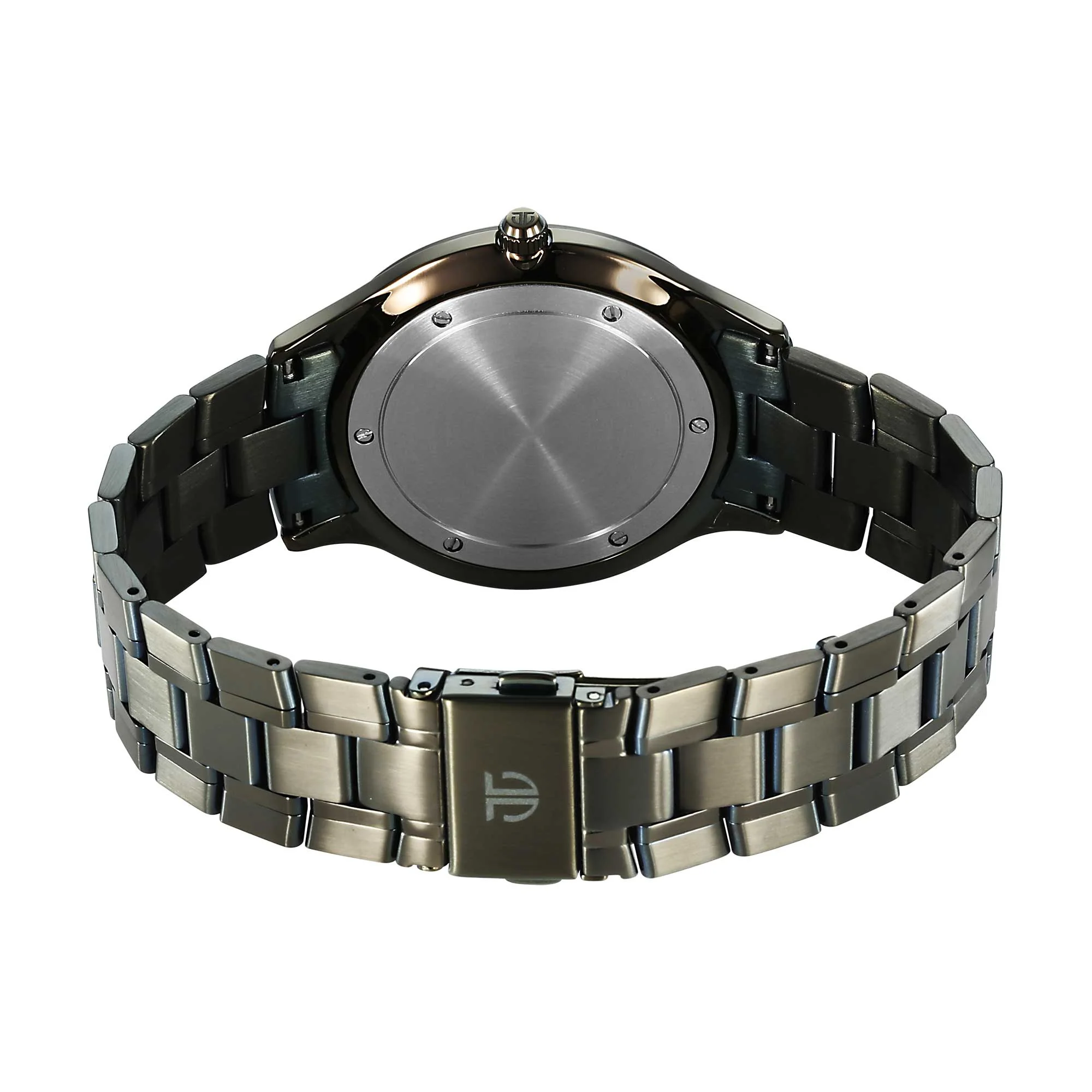 Titan Clasique Slim Quartz Analog with Date Brown Dial With Two Toned Color Stainless Steel Strap Watch For Men - Image 3