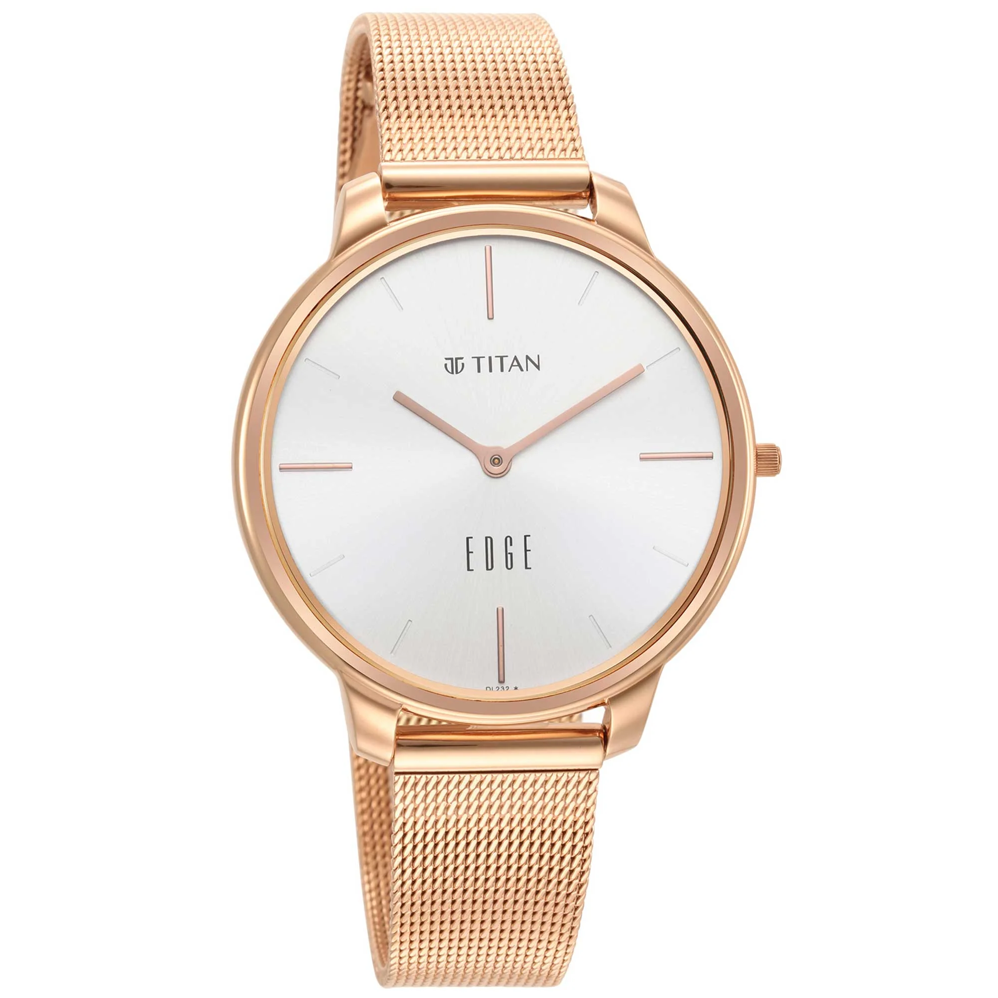 Titan Edge White Dial Analog Stainless Steel Strap watch for Women - Image 3