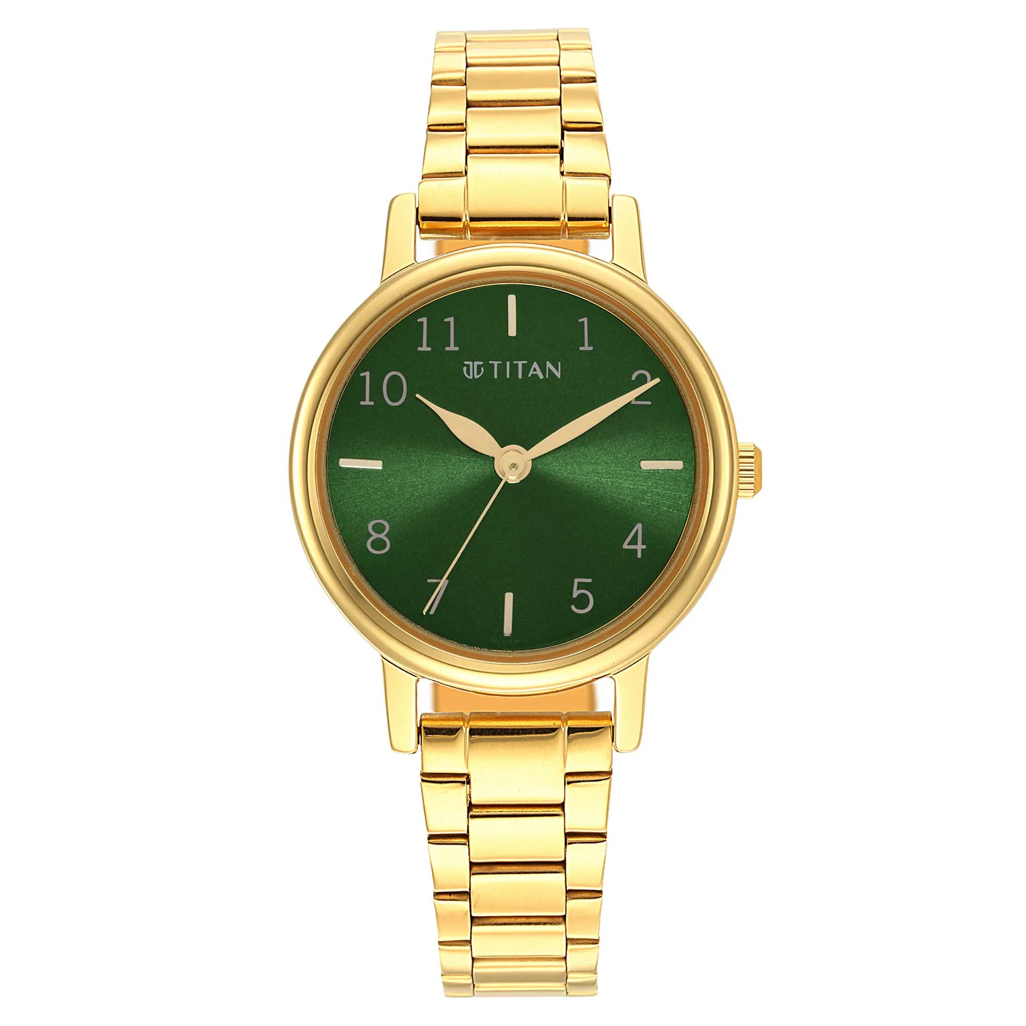 Titan Karishma Green Dial Analog Stainless Steel Strap watch for Women - Image 2