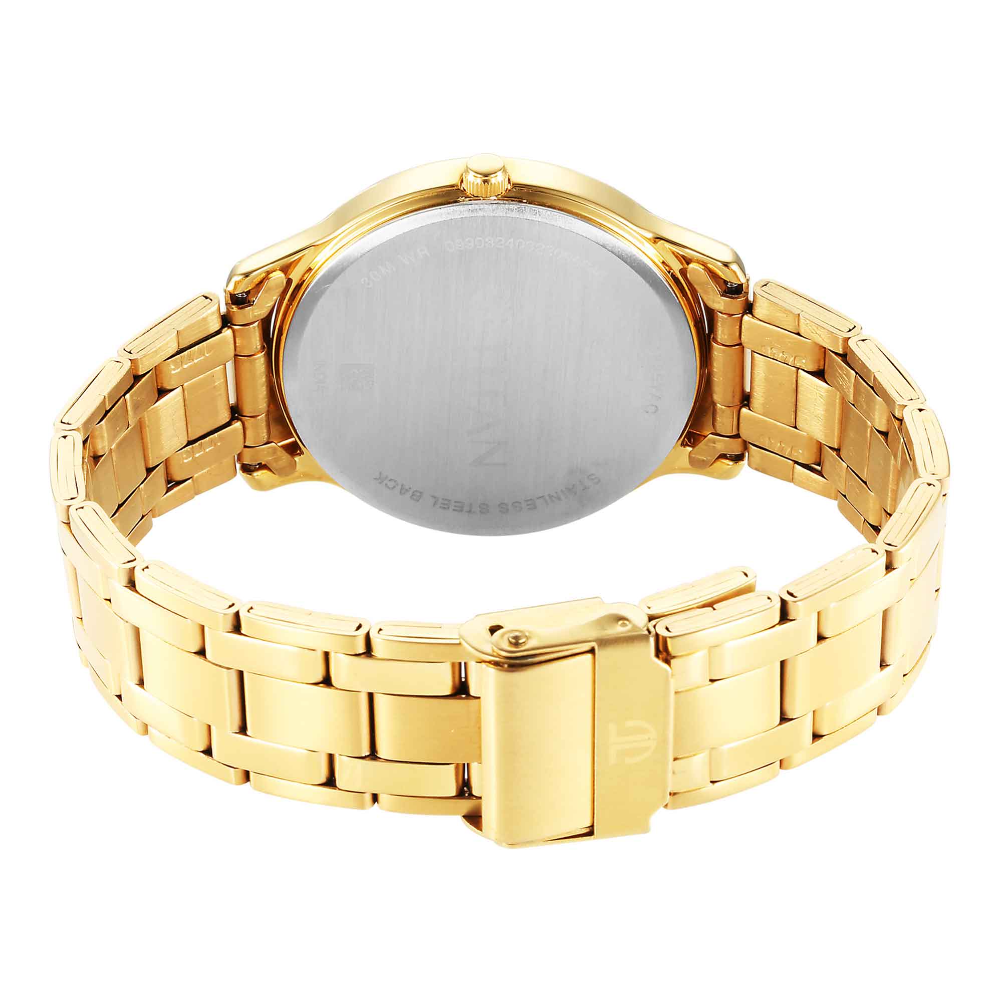 Titan Karishma Quartz Analog Champagne Dial Stainless Steel Strap Watch for Men - Image 6