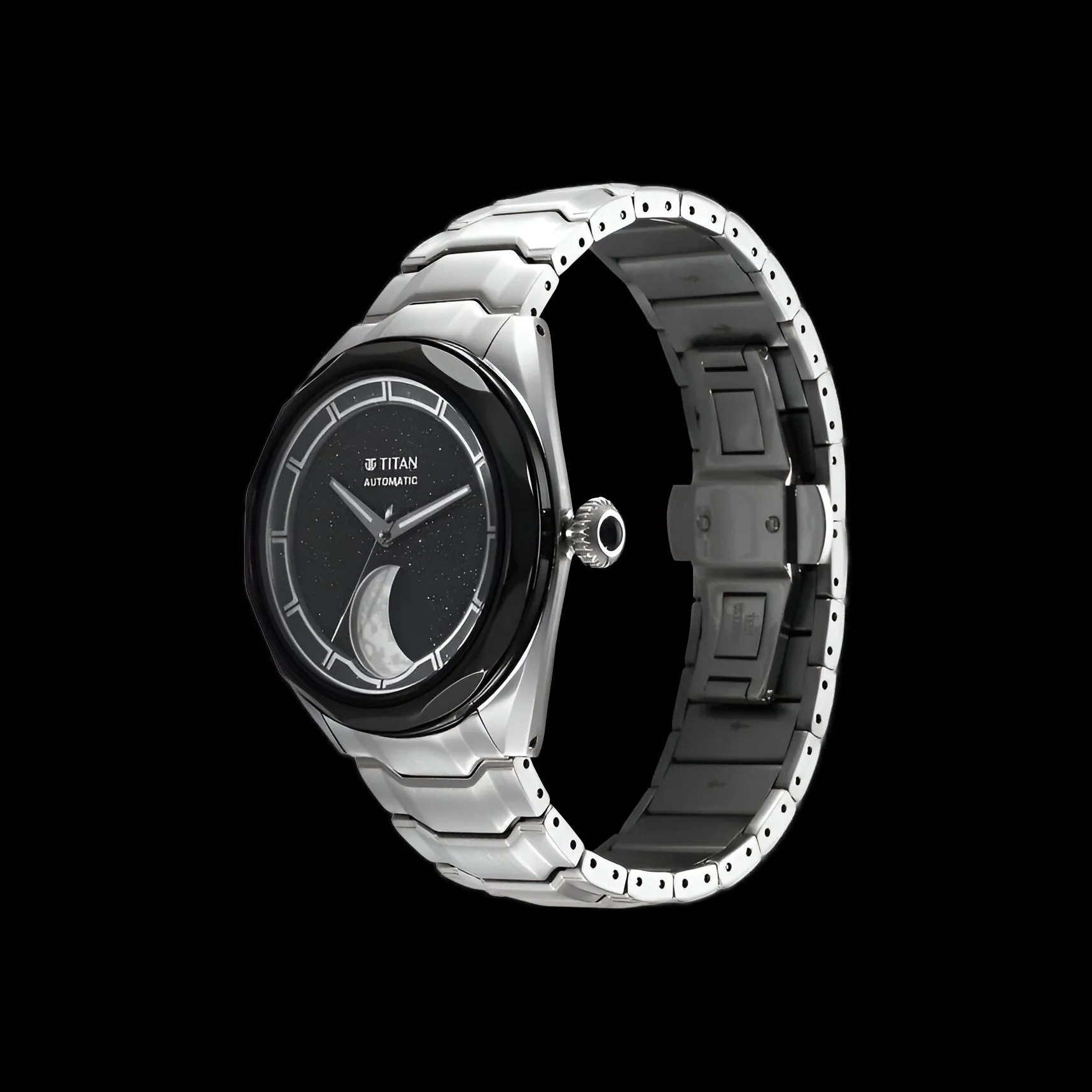 Titan Stellar Luna Aventurine Automatic Watch - Image 4
