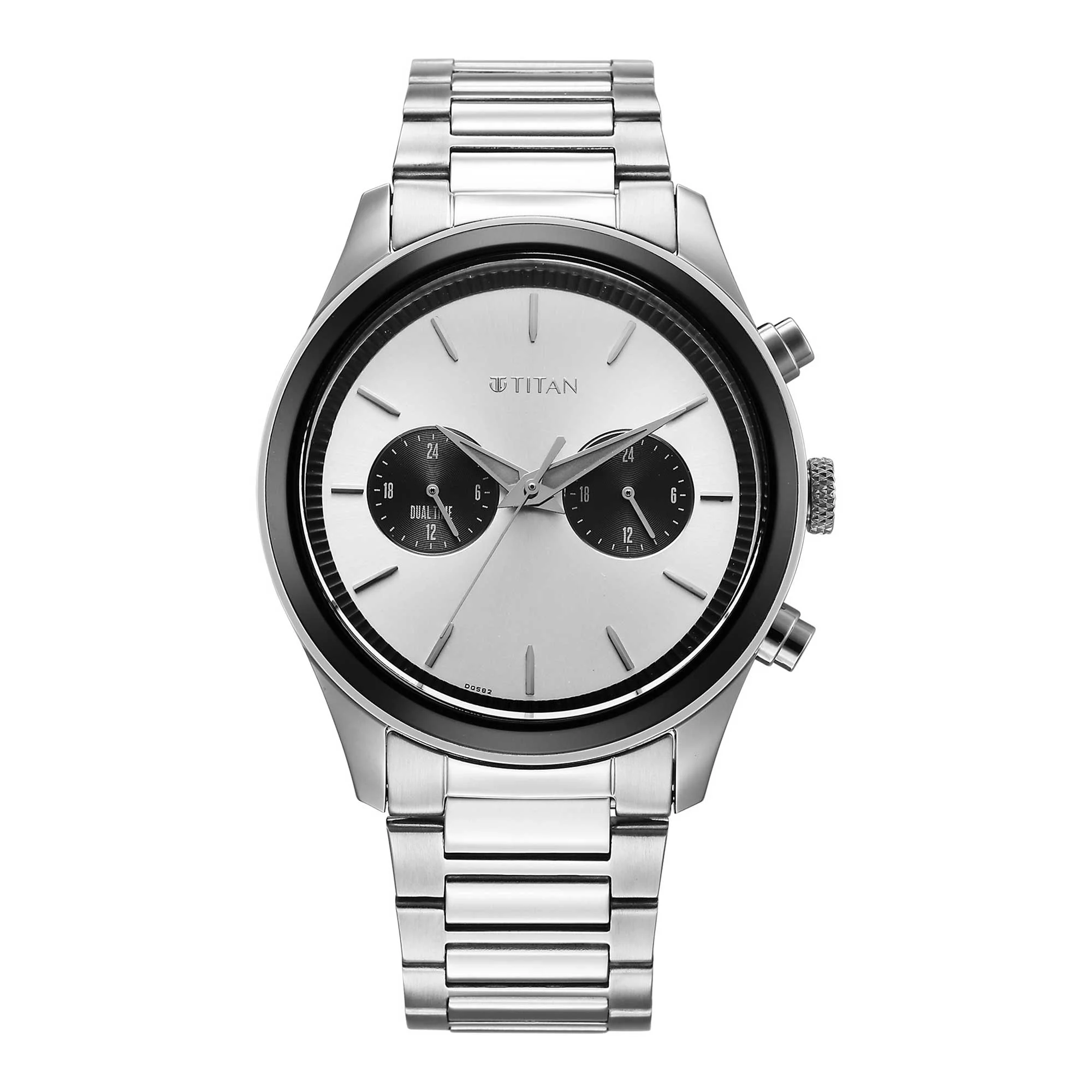 Titan Men Stainless Steel Round Shape Watches(1805KM13) - Image 4