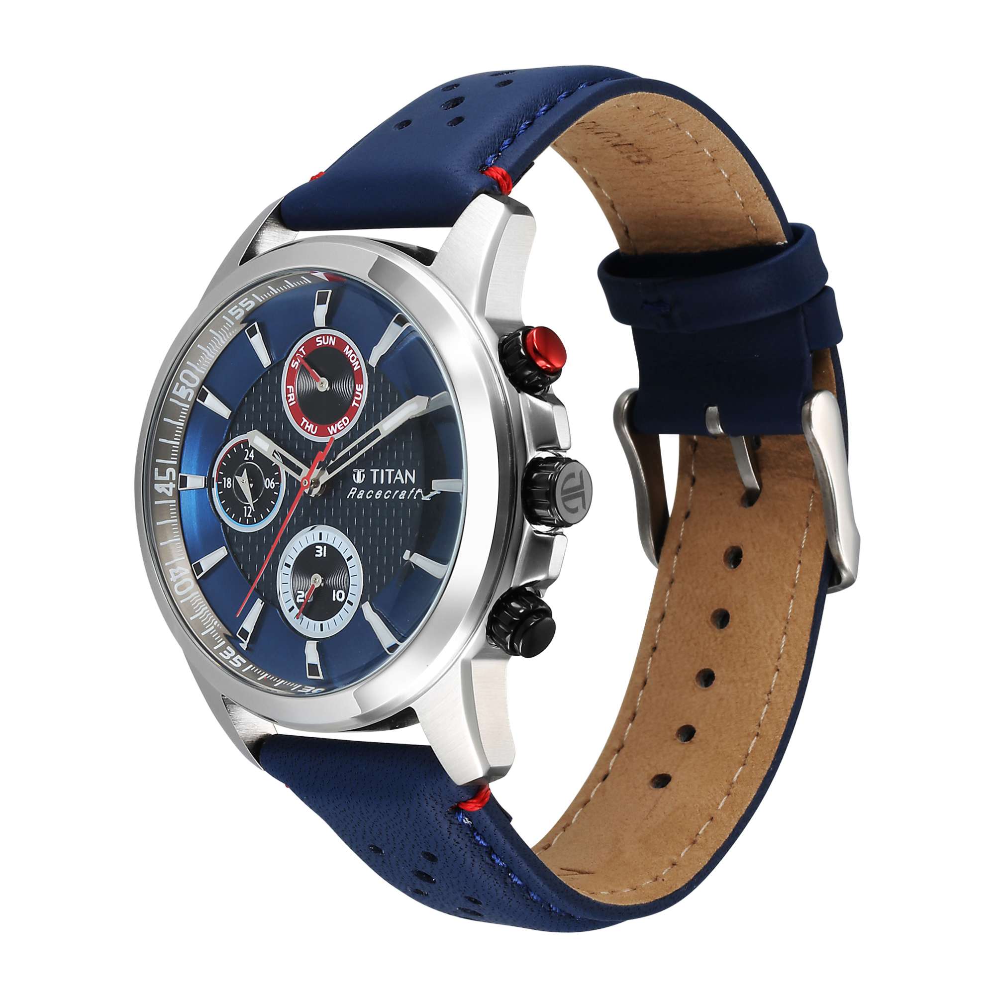 Titan Men Stainless Steel Round Shape Watches(90152KL01) - Image 3