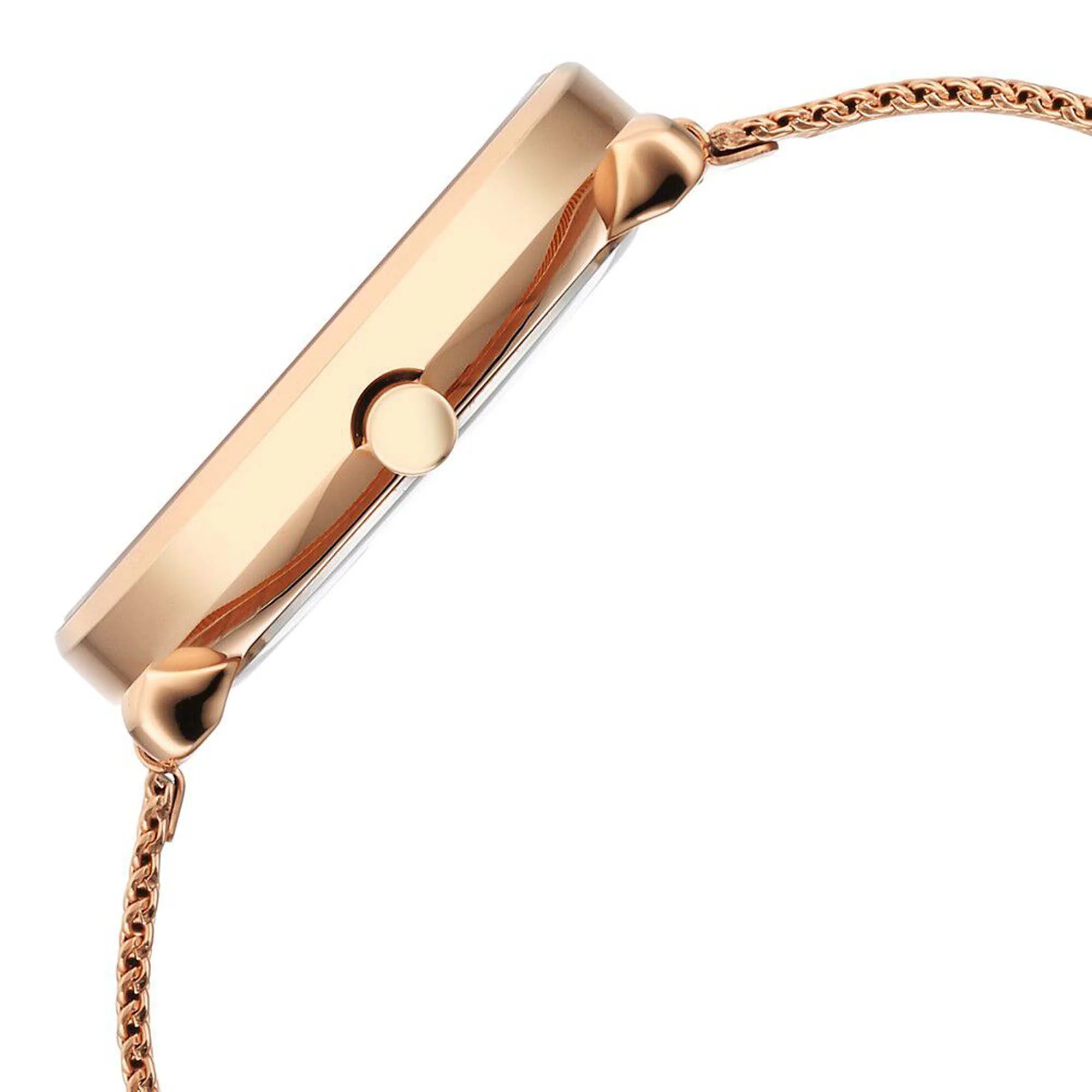 Titan Mother Of Pearl Dial Rose Gold Stainless Steel Strap Analog with Day and Date Watch for Women - Image 4