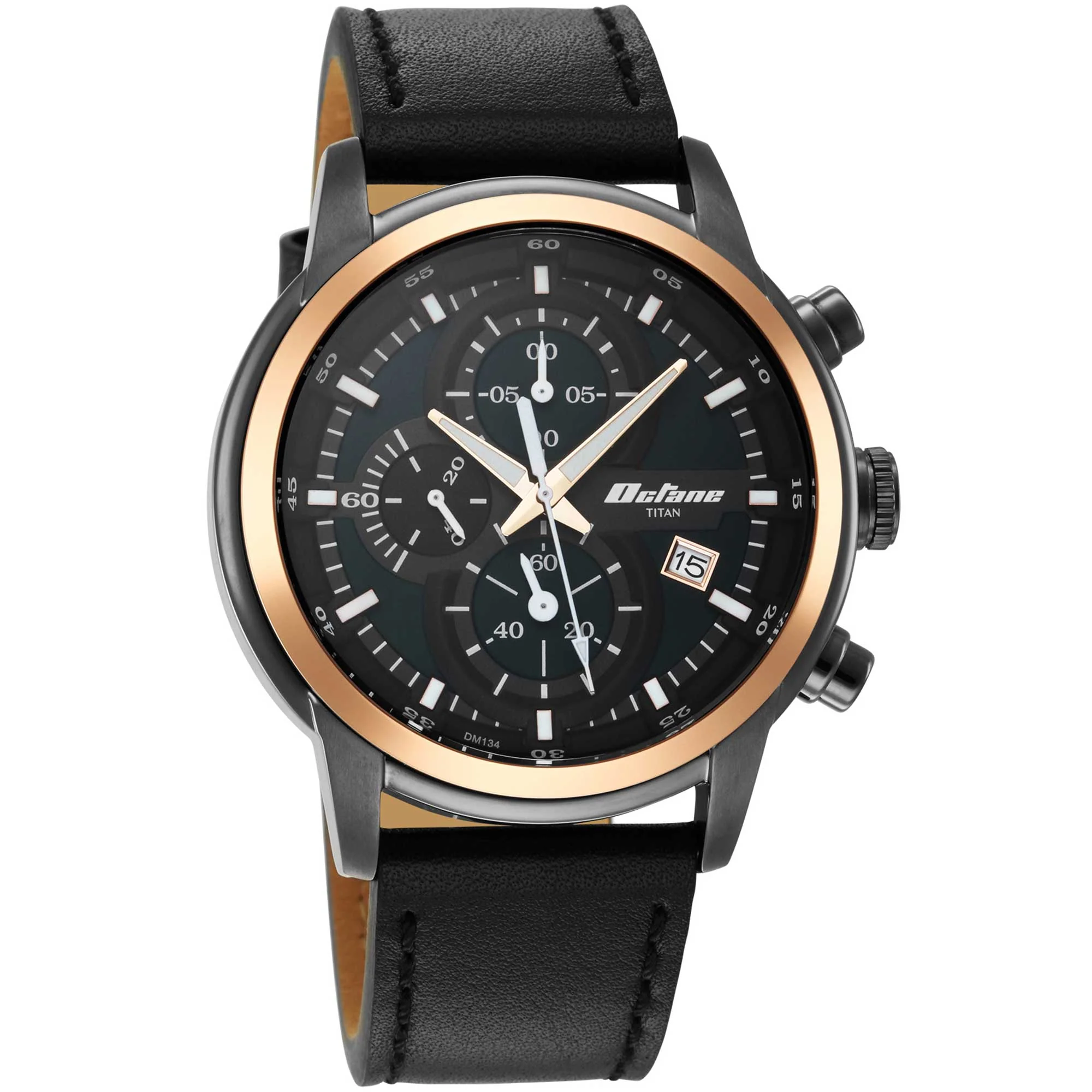 Titan Octane Silver Dial Chronograph Watch for Men - Image 2