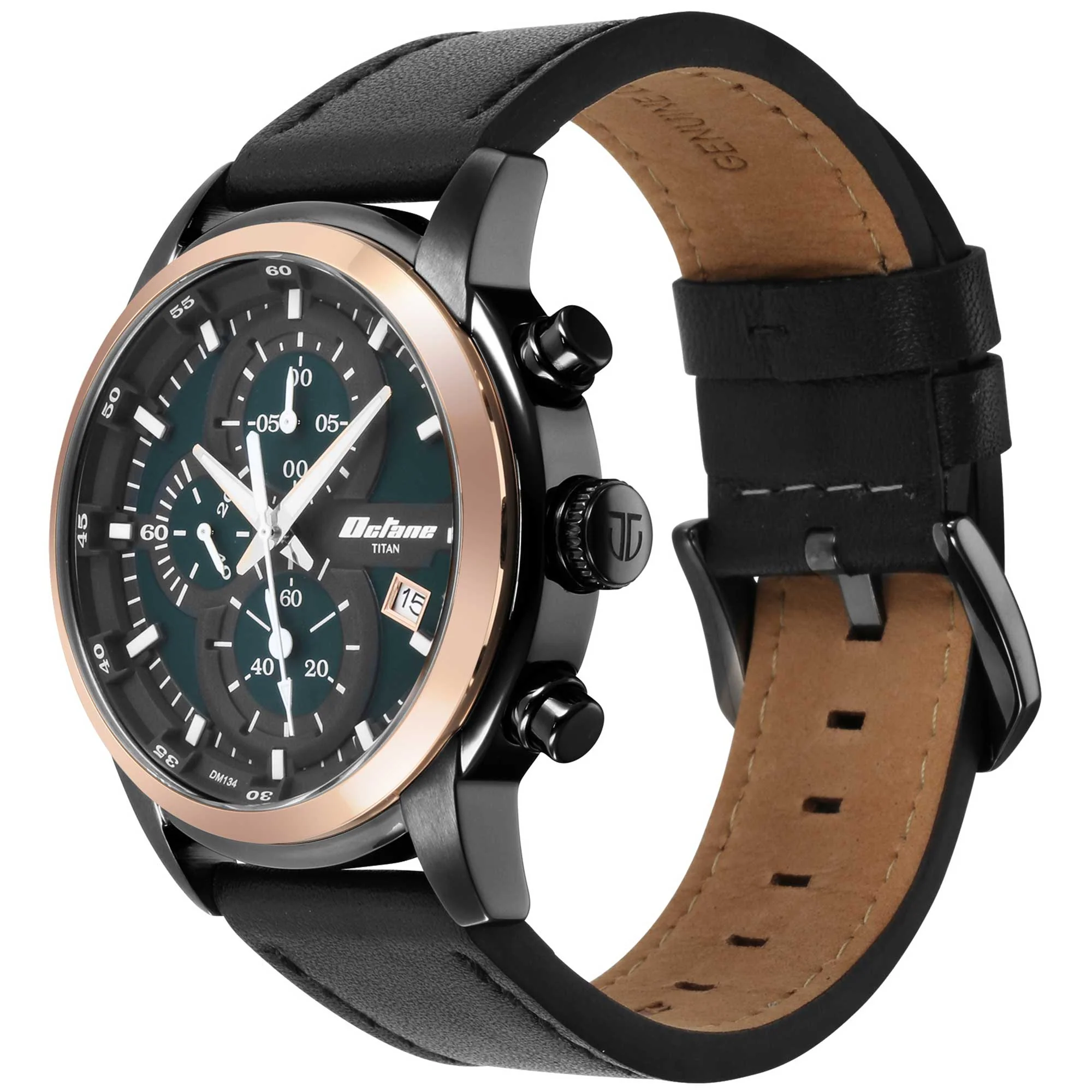 Titan Octane Silver Dial Chronograph Watch for Men - Image 3