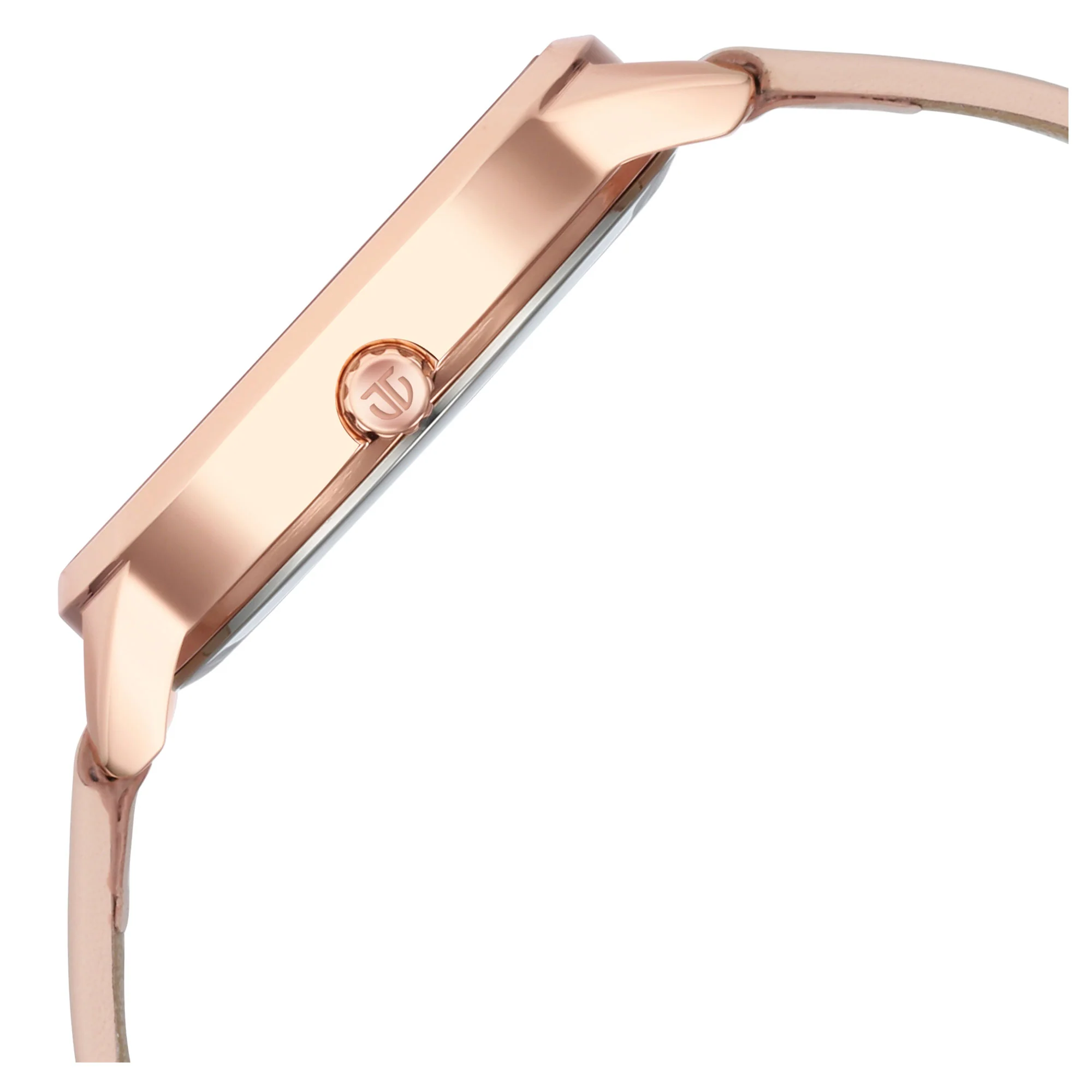 Titan Pastel Dreams Pink Dial Analog Leather Strap watch for Women - Image 3
