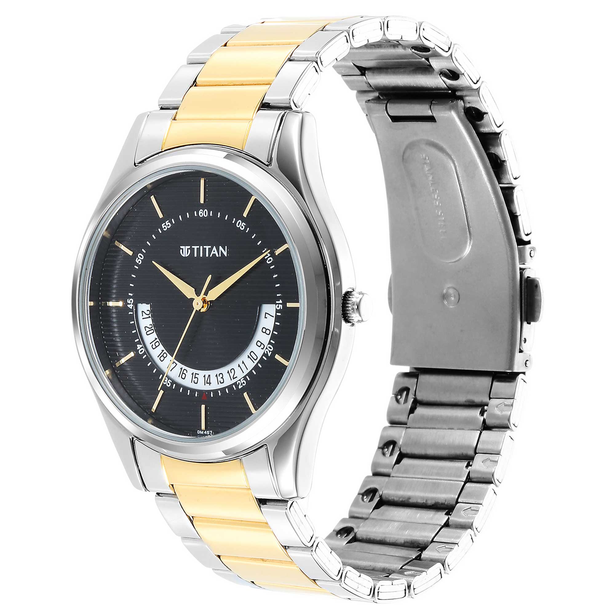 Titan Men's Multifunction Karishma: Two-Tone Steel Elegance Watch - Image 5