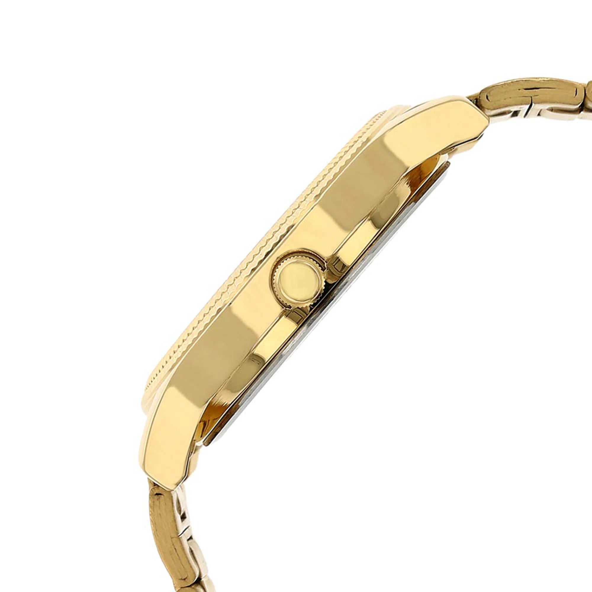 Titan Quartz Analog with Day and Date Silver Dial Golden Stainless Steel Strap Watch For Men - Image 3