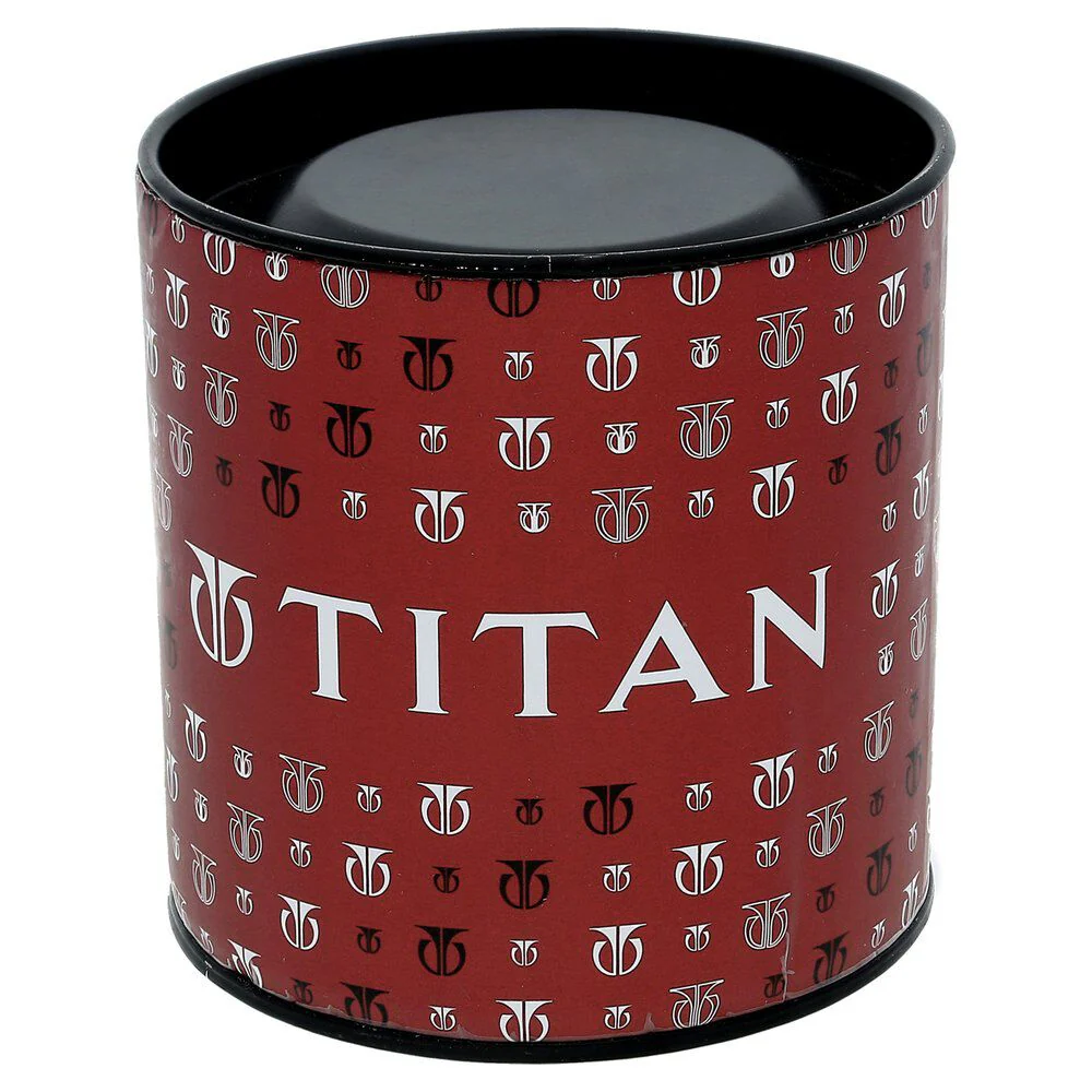 Titan Quartz Analog with Day and Date Yellow Dial Metal Strap Watch for Men - Image 6