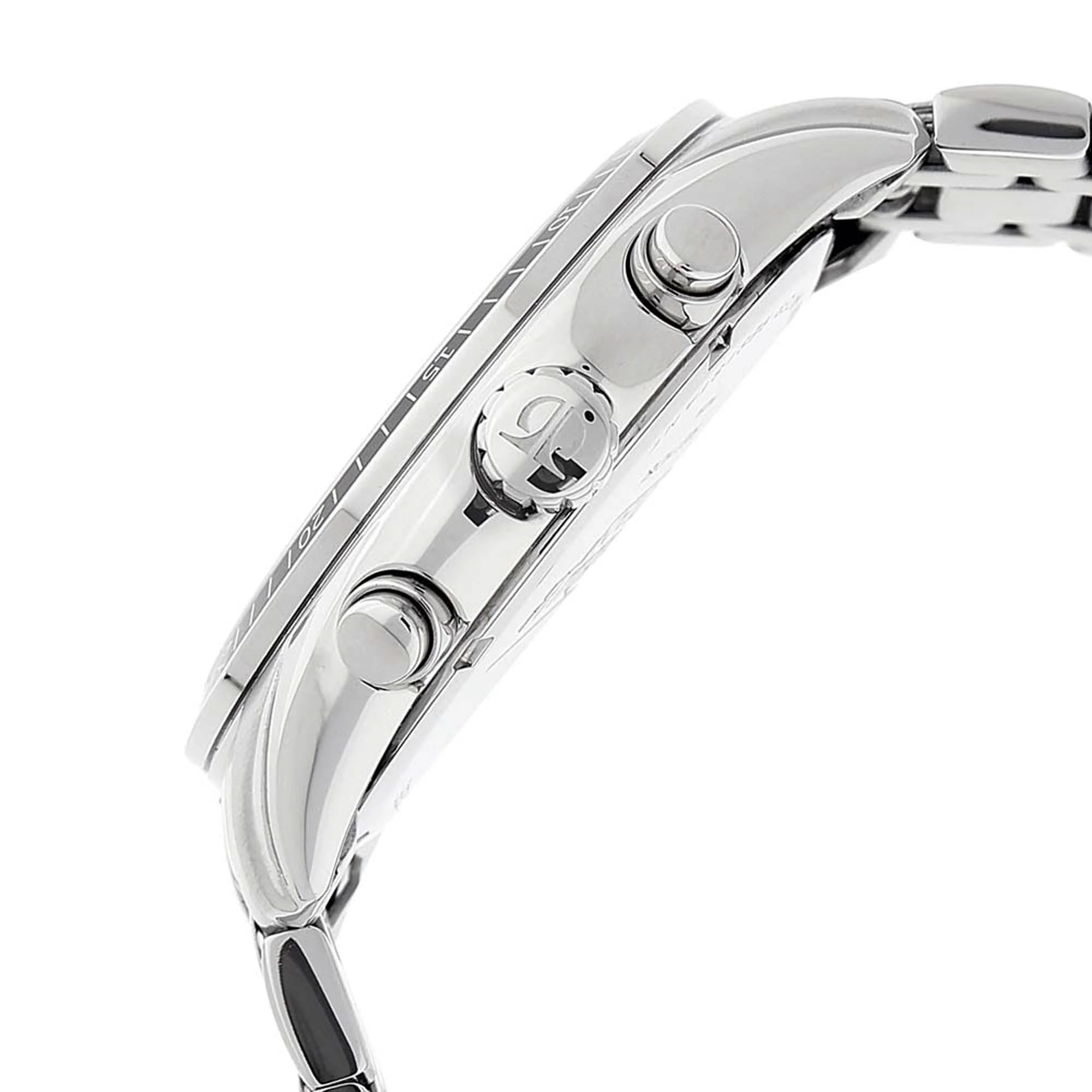 Titan Octane White Dial Silver Stainless Steel Strap Chronograph Watch for Men - Image 3