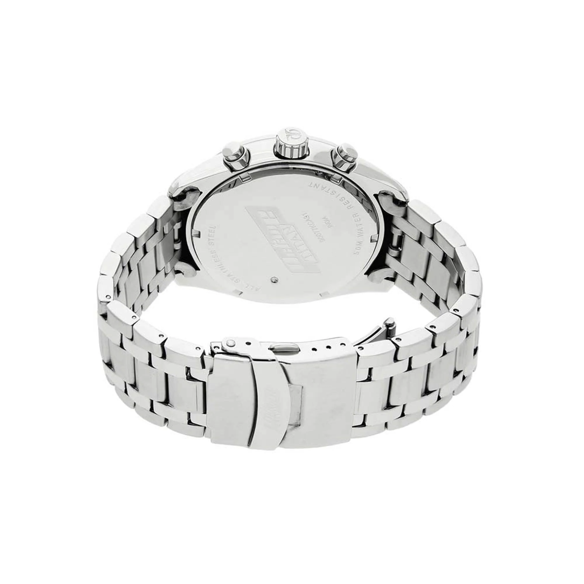 Titan Octane White Dial Silver Stainless Steel Strap Chronograph Watch for Men - Image 4