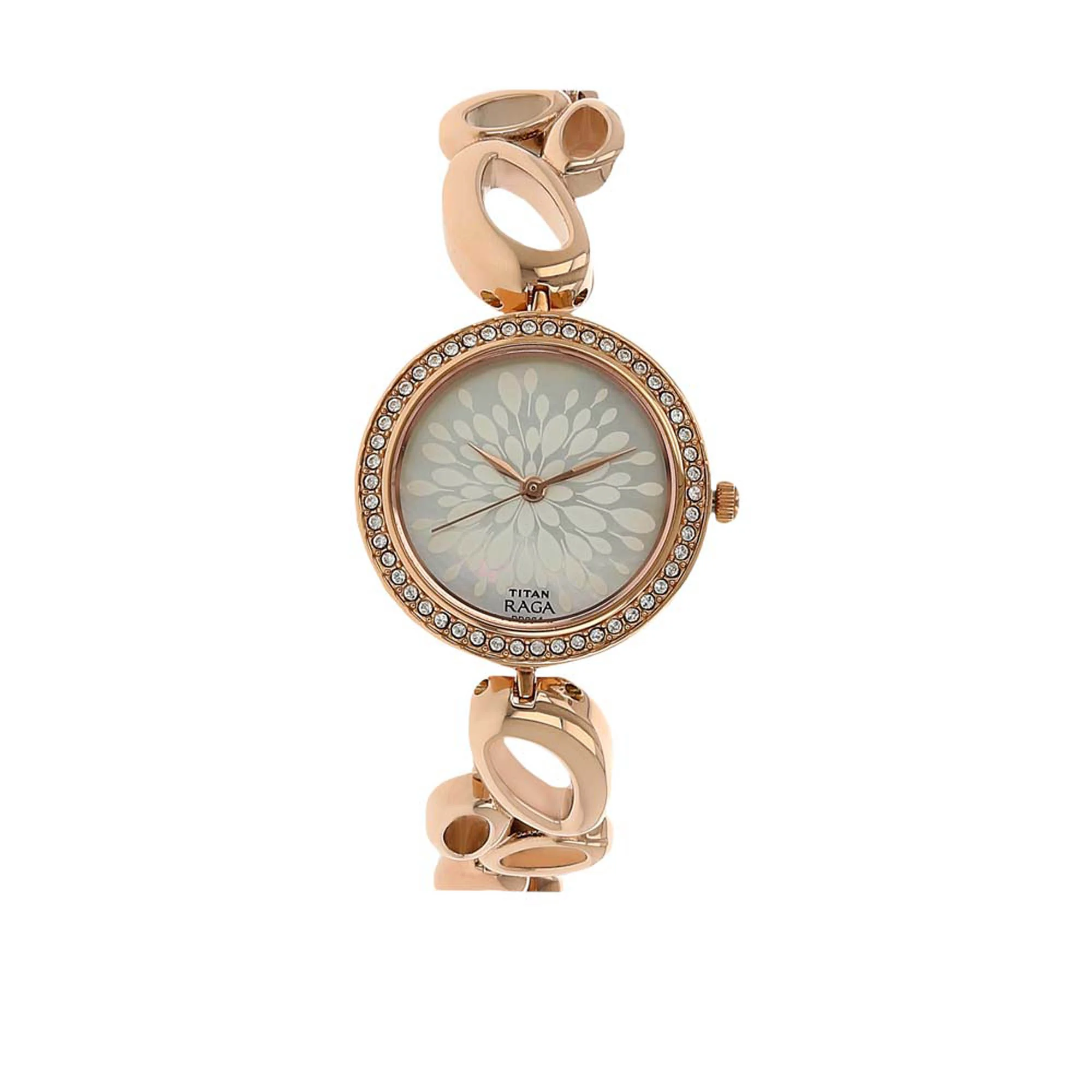 Titan Raga Garden of Eden Mother of Pearl Dial Analog Metal Strap watch for Women