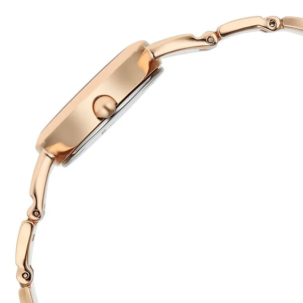 Titan Raga Glimmers Pink Dial Rose Gold Metal Strap Analog Watch for Women - Image 5