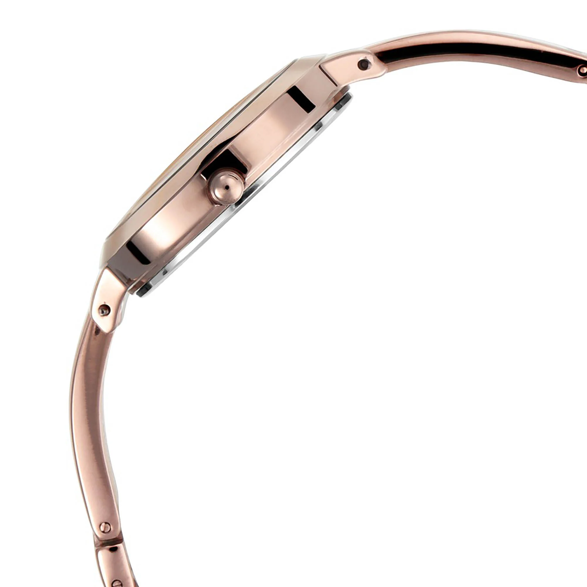 Titan Raga Rose Gold Dial Brown Metal Strap Analog with Date Watch for Women - Image 3