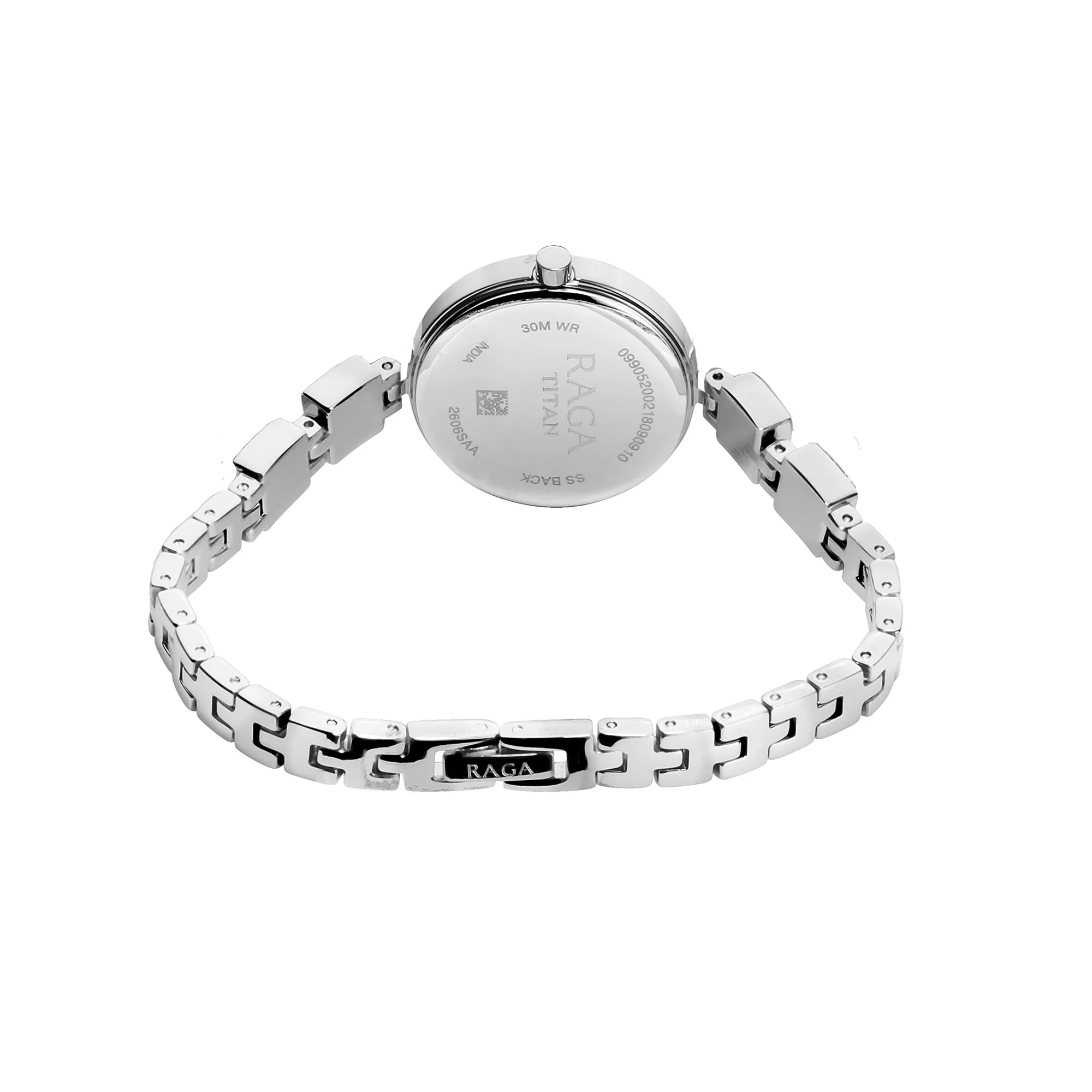 Titan Raga Viva Blue Dial Analog with Date Metal Strap watch for Women - Image 4