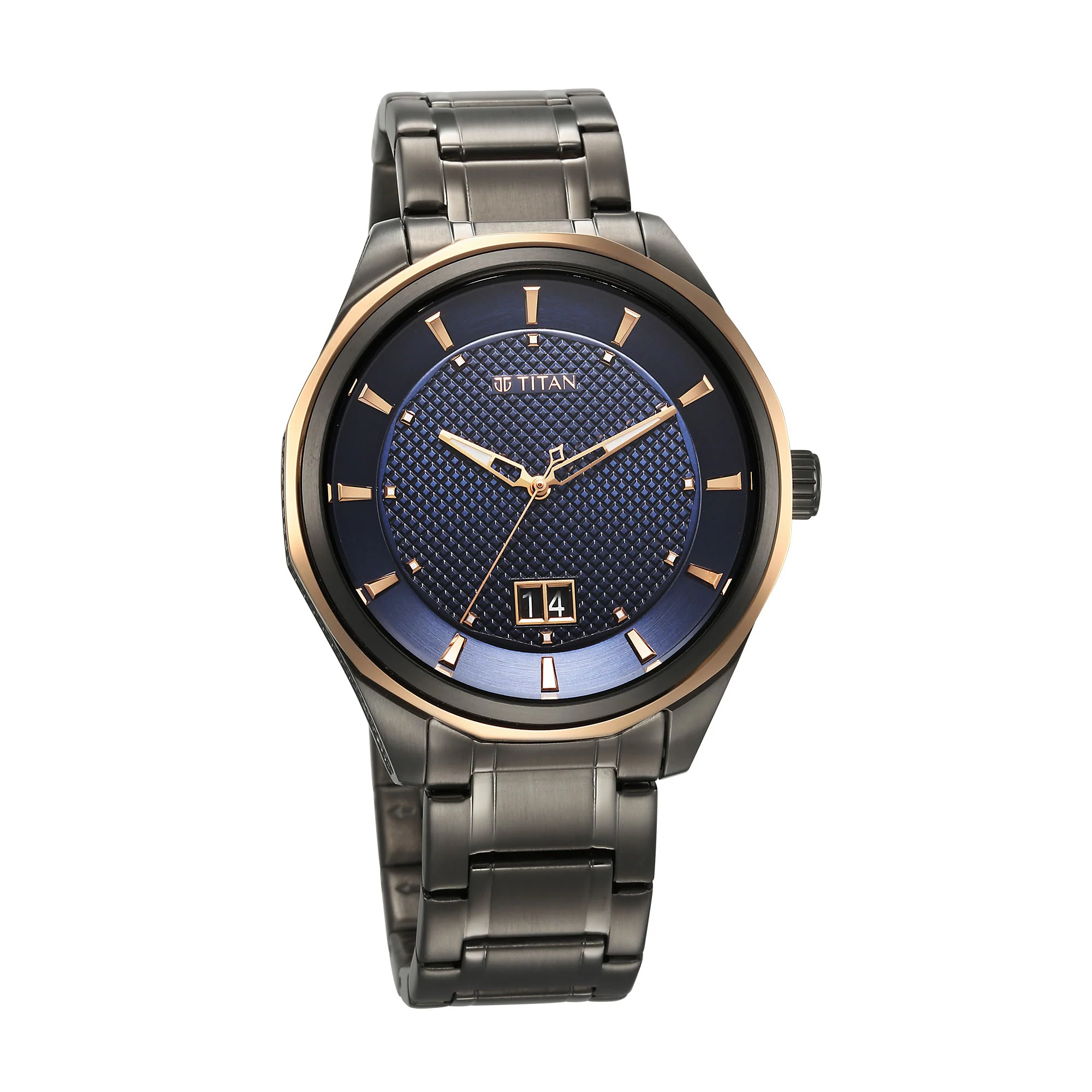 Titan Regalia Opulent Quartz Analog Silver Dial Silver Stainless Steel Strap Watch for Men - Image 2