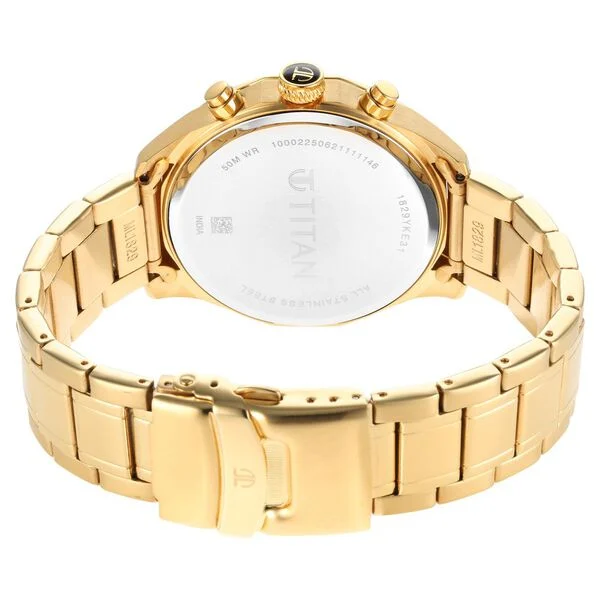 Titan Regalia Opulent Silver Dial Quartz Multifunction Stainless Steel Strap watch for Men - Image 4