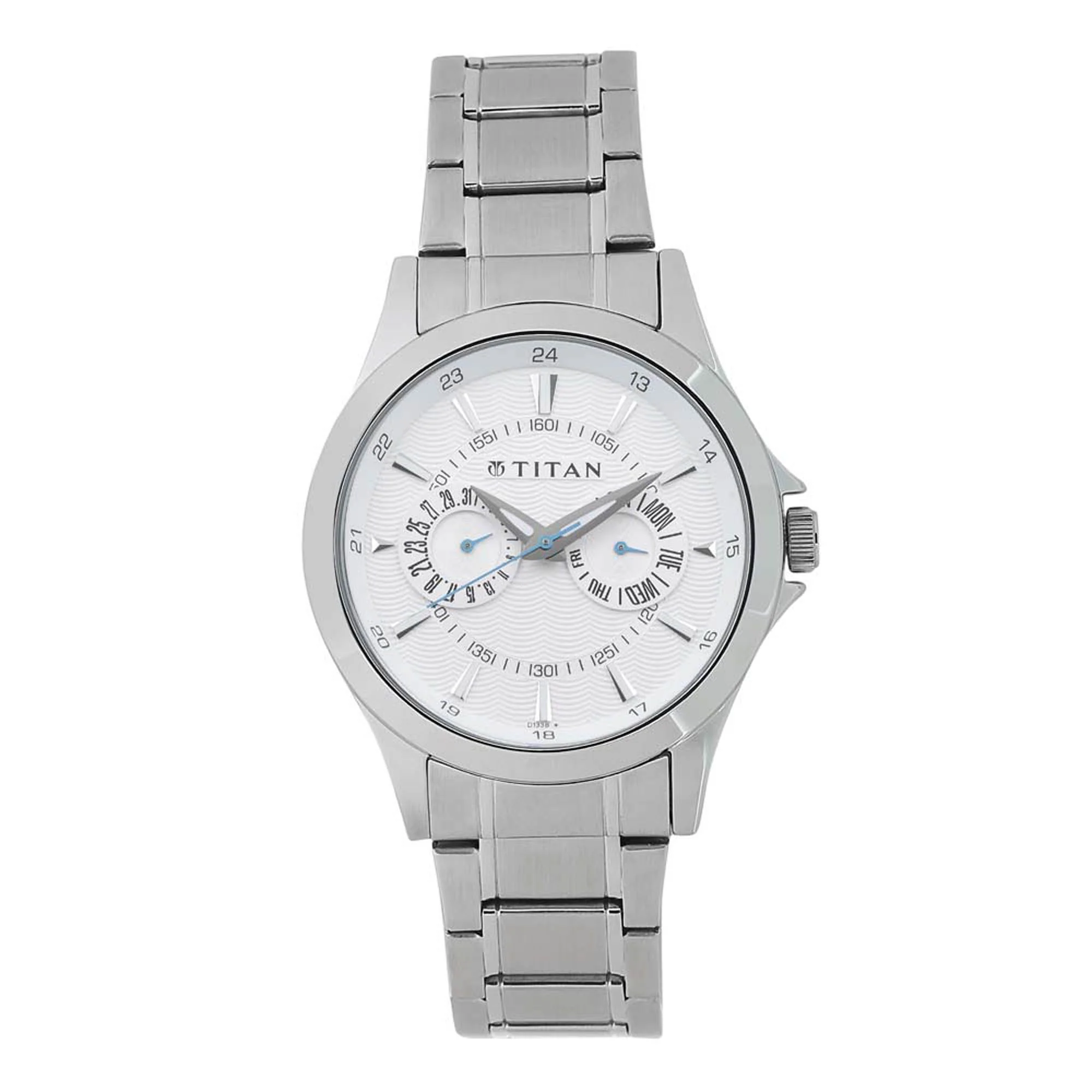 Titan Quartz Multifunction Silver Dial Watch for Men - Image 4