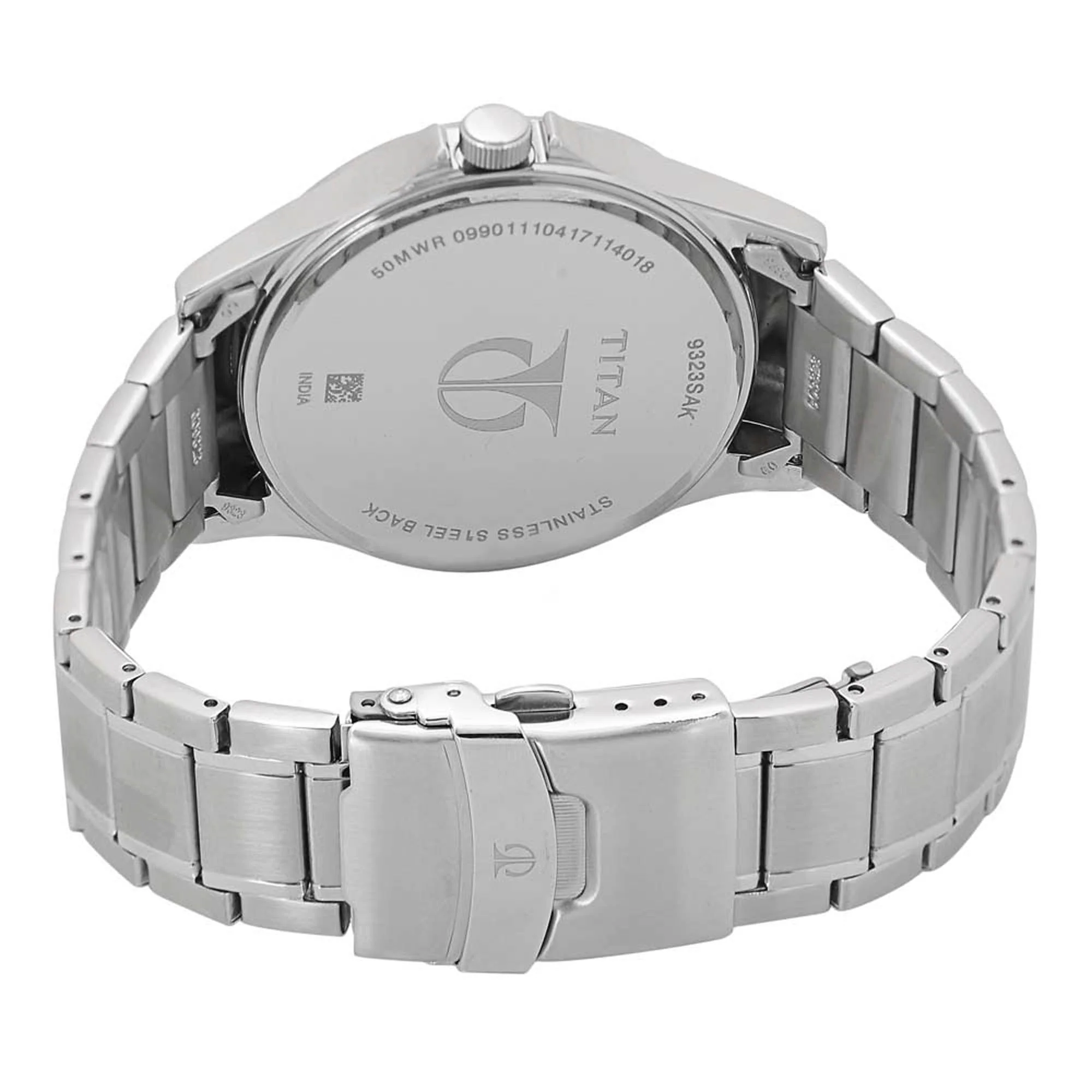 Titan Quartz Multifunction Silver Dial Watch for Men - Image 7
