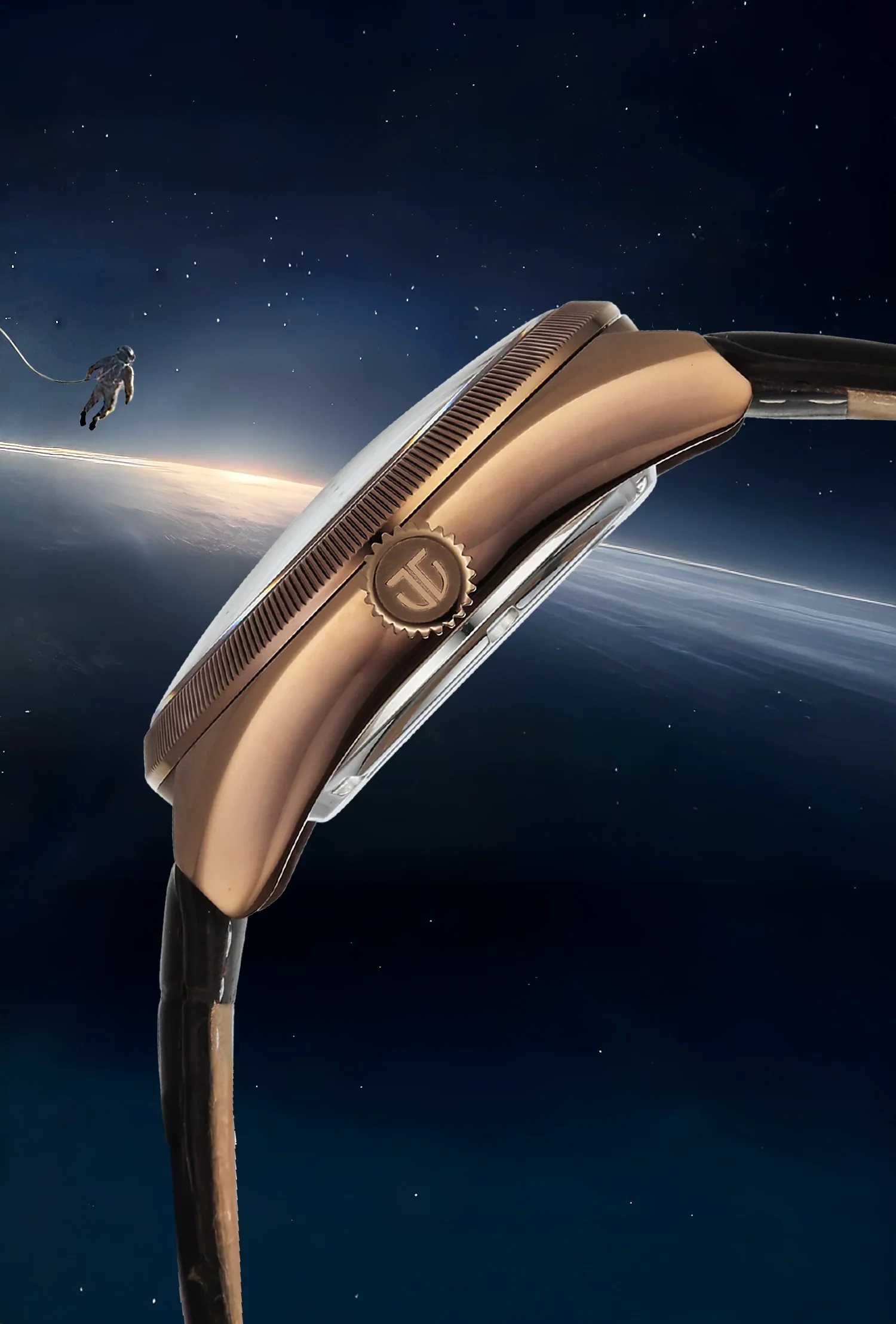 Titan Stellar Cupola Sun Moon Disc Automatic Watch - Image 6
