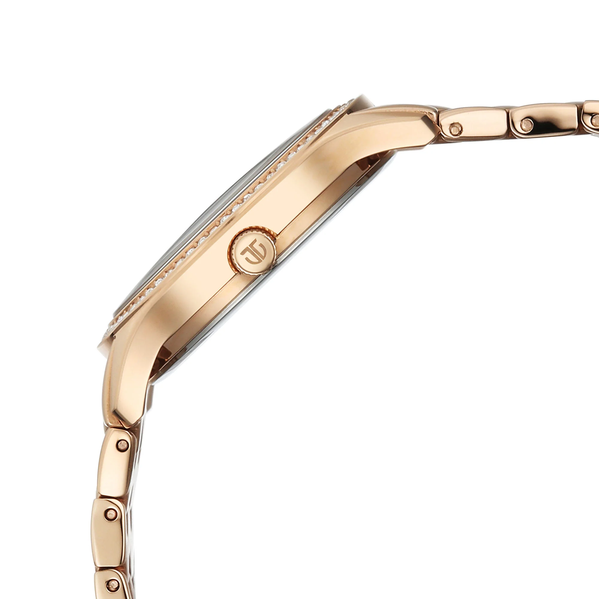 Titan Titan Glamour V Quartz Blue Dial Rose Gold Strap Watch For Ladies - Image 4