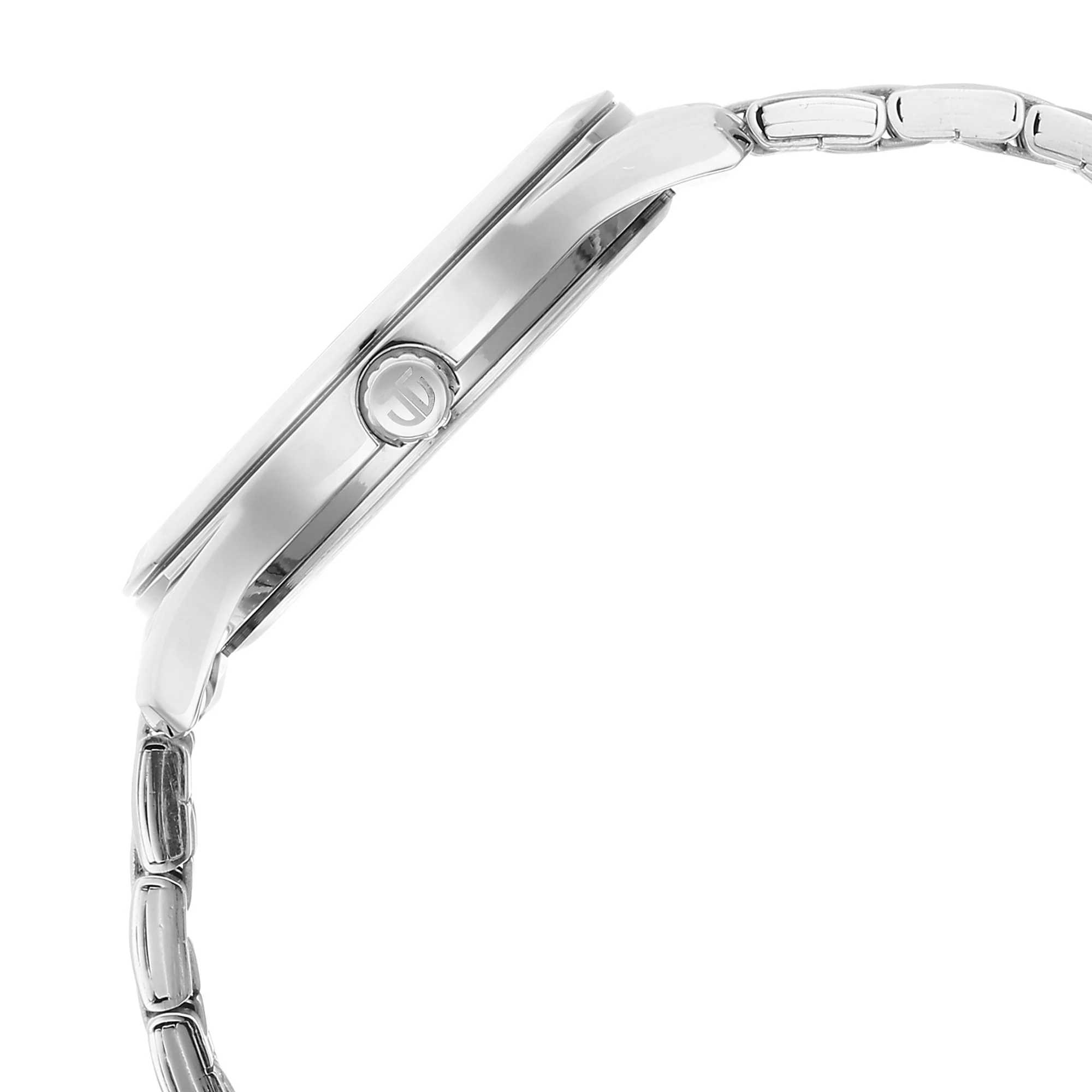 Titan Quartz Analog Silver White Dial Metal Strap Watch for Men - Image 4